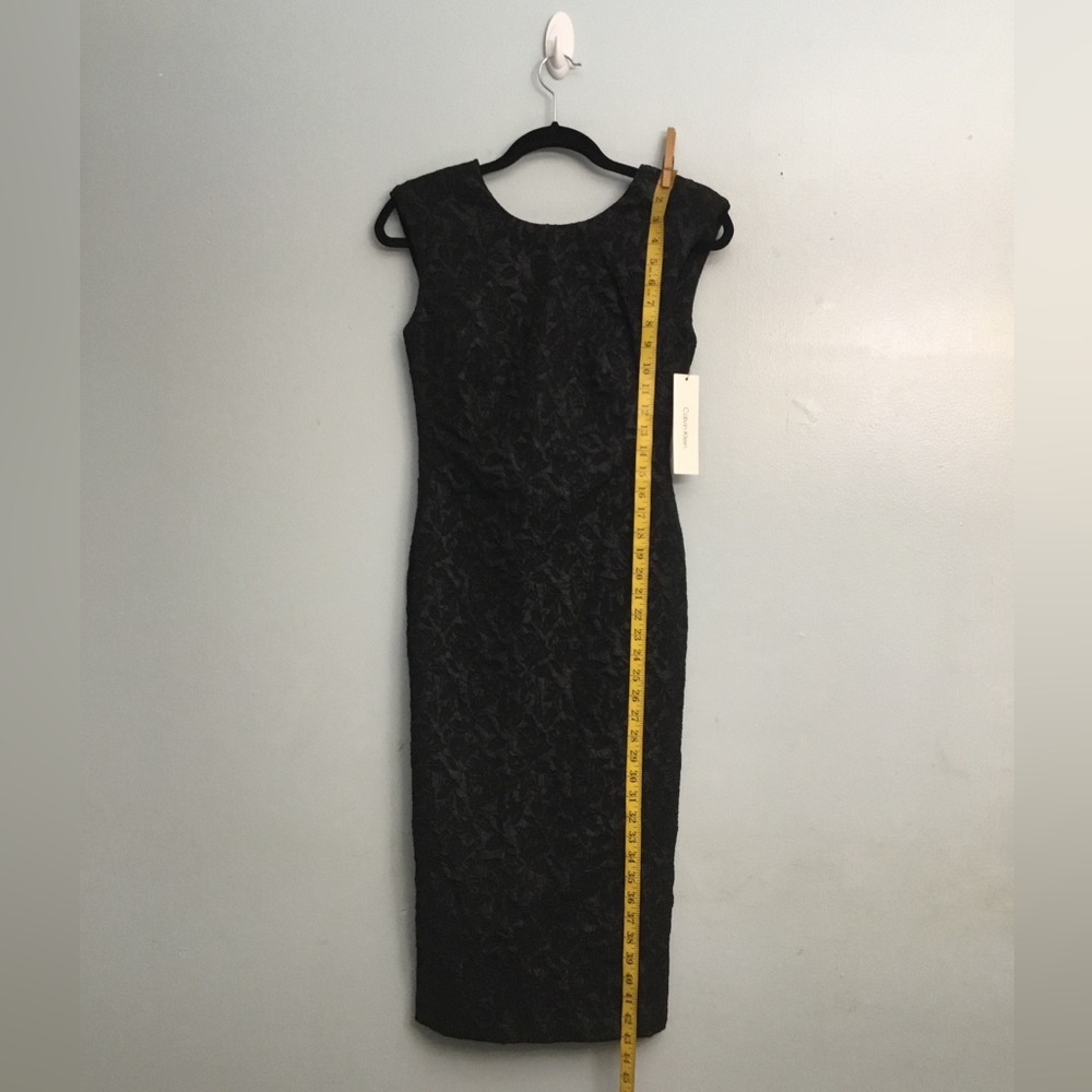 Calvin Klein Elegant Black Sleeveless Midi Dress - Picture 6 of 16